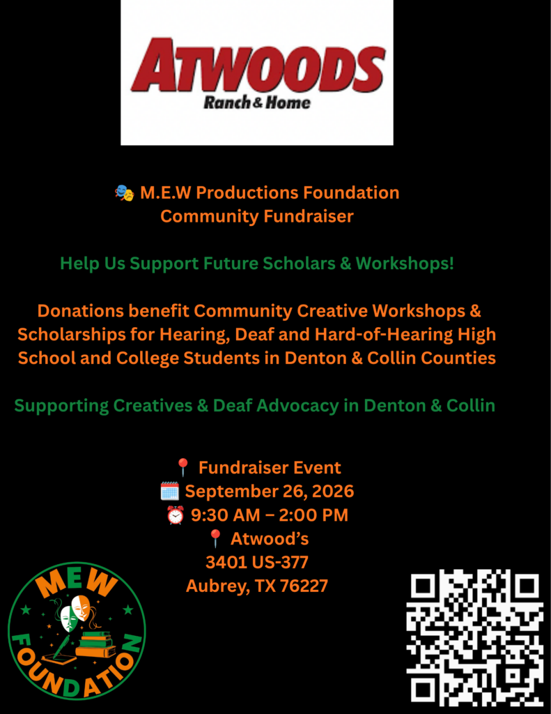 Atwood's community fundraiser flyer